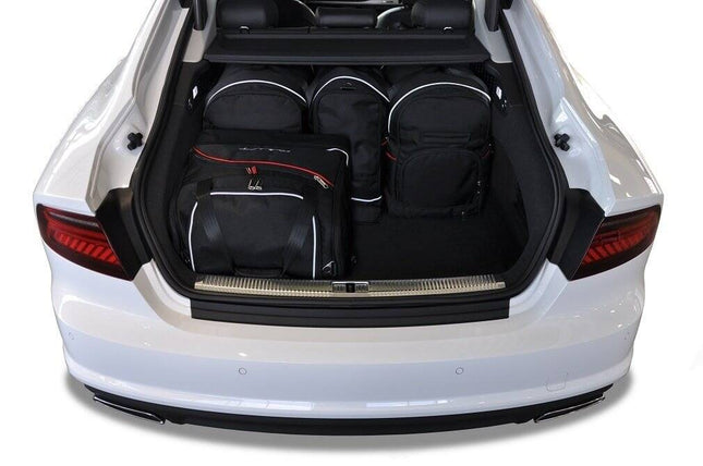 Kjust Kjust Reistassenset voor Audi A7 Sportback 2010-2018 - Set van 5 Tassen met 2 Roltassen en 3 Sporttassen Harvest Automotive 2
