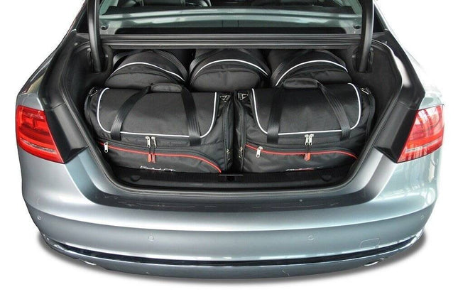 Kjust Kjust Reistassenset voor Audi A8 Sedan 2010-2018 - Set van 5 Tassen met 3 Roltassen en 2 Vliegtuigtassen Harvest Automotive 1
