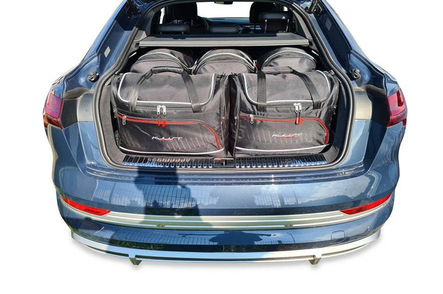 Kjust Kjust Reistassenset voor Audi e-tron Sportback 2020-2023 - Set van 5 Tassen met 3 Roltassen en 2 Vliegtuigtassen Harvest Automotive 1