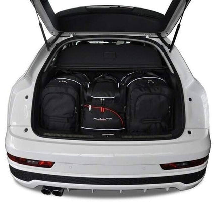 Kjust Kjust Reistassenset voor Audi Q3 2011-2019 - Set van 4 Tassen met 2 Roltassen en 2 Vliegtuigtassen Harvest Automotive 1