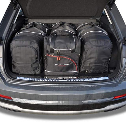 Kjust Kjust Reistassenset voor Audi Q3 Vanaf 2019 - Set van 4 Tassen met 2 Roltassen 1 Sporttas en 1 Vliegtuigtas Harvest Automotive 1