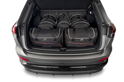 Kjust Reistassenset voor Audi Q4 e-tron Vanaf 2021 - Set van 5 Tassen met 2 Roltassen 1 Sporttas en 2 Vliegtuigtassen