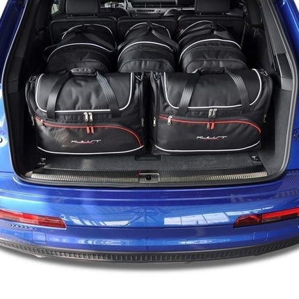 Kjust Kjust Reistassenset voor Audi Q7 vanaf 2015 - Set van 5 Tassen met 3 Roltassen en 2 Vliegtuigtassen Harvest Automotive 1
