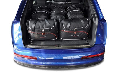 Kjust Reistassenset voor Audi Q7 vanaf 2015 - Set van 5 Tassen met 3 Roltassen en 2 Vliegtuigtassen