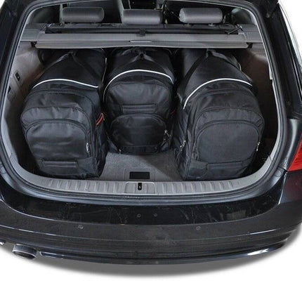 Kjust Kjust Reistassenset voor BMW 3 serie Touring 2005-2010 - Set van 4 Tassen met 3 Roltassen en 1 Vliegtuigtas Harvest Automotive 2