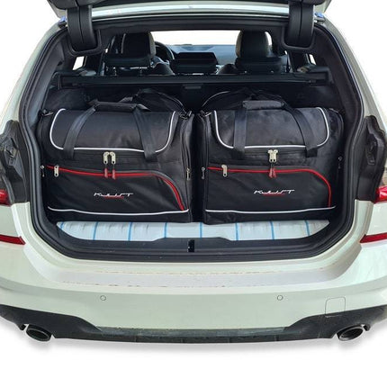 Kjust Kjust Reistassenset voor BMW 3 serie Touring vanaf 2019 - Set van 4 Tassen met 2 Roltassen en 2 Vliegtuigtassen Harvest Automotive 6