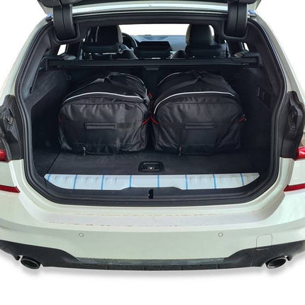 Kjust Kjust Reistassenset voor BMW 3 serie Touring vanaf 2019 - Set van 4 Tassen met 2 Roltassen en 2 Vliegtuigtassen Harvest Automotive 3