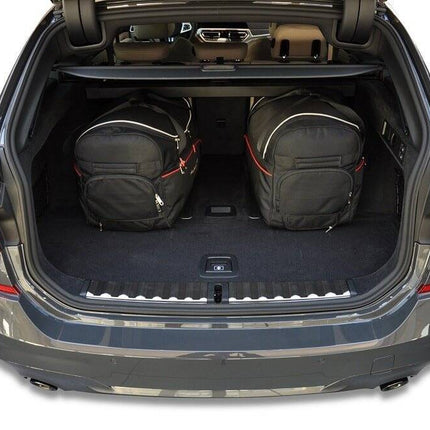 Kjust Kjust Reistassenset voor BMW 3 serie Touring vanaf 2019 - Set van 5 Tassen met 2 Roltassen en 3 Vliegtuigtassen Harvest Automotive 4