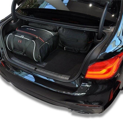 Kjust Kjust Reistassenset voor BMW 5 serie Sedan 2017-2023 - Set van 4 Tassen met 2 Roltassen en 2 Vliegtuigtassen Harvest Automotive 2