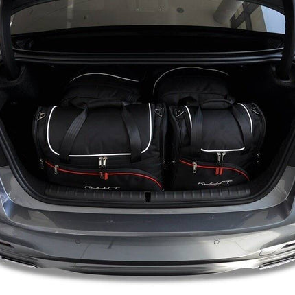 Kjust Kjust Reistassenset voor BMW 5 serie Sedan 2017-2023 - Set van 4 Tassen met 2 Roltassen en 2 Vliegtuigtassen Harvest Automotive 1