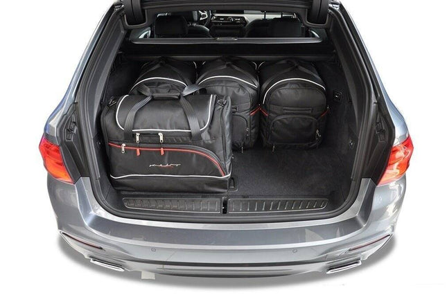 Kjust Kjust Reistassenset voor BMW 5 serie Touring 2017-2024 - Set van 5 Tassen met 3 Roltassen en 2 Sporttassen Harvest Automotive 2