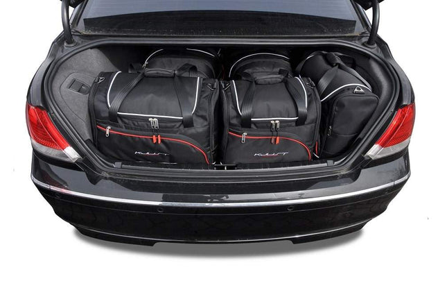 Kjust Kjust Reistassenset voor BMW 7 serie 2001-2008 - Set van 5 Tassen met 2 Roltassen en 3 Vliegtuigtassen Harvest Automotive 1
