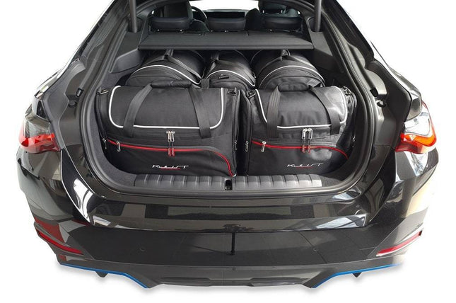 Kjust Kjust Reistassenset voor BMW i4 vanaf 2022 - Set van 5 Tassen met 2 Roltassen en 3 Vliegtuigtassen Harvest Automotive 1