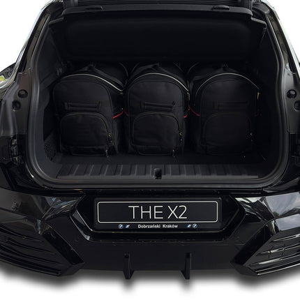 Kjust Kjust Reistassenset voor BMW iX2 vanaf 2023 - Set van 5 Tassen met 3 Roltassen en 2 Vliegtuigtassen Harvest Automotive 3