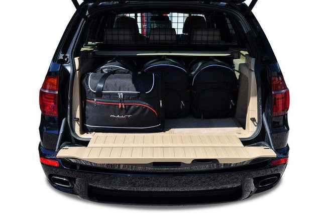 Kjust Kjust Reistassenset voor BMW X5 2007-2013 - Set van 5 Tassen met 3 Roltassen en 2 Vliegtuigtassen Harvest Automotive 2