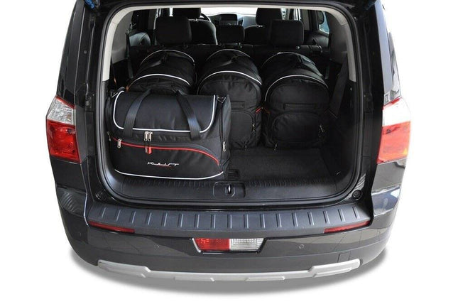 Kjust Kjust Reistassenset voor Chevrolet Orlando 2011-2018 - Set van 5 Tassen met 3 Roltassen en 2 Vliegtuigtassen Harvest Automotive 2