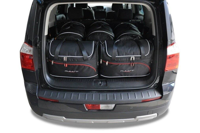 Kjust Kjust Reistassenset voor Chevrolet Orlando 2011-2018 - Set van 5 Tassen met 3 Roltassen en 2 Vliegtuigtassen Harvest Automotive 1