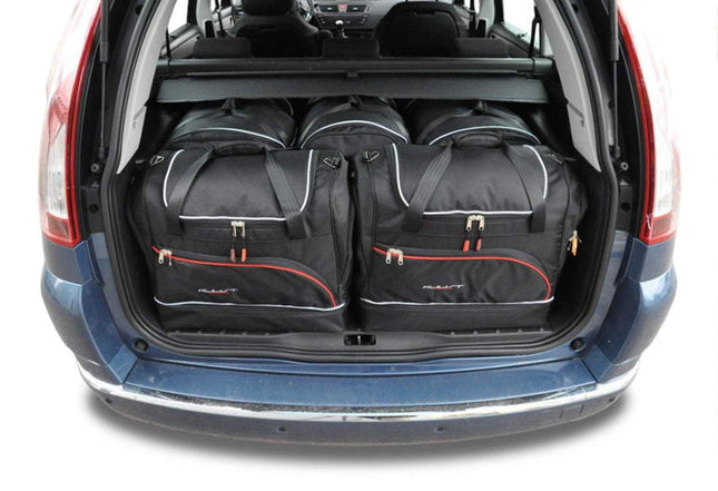 Kjust Kjust Reistassenset voor Citroen C4 Grand Picasso 2006-2014 - Set van 5 Tassen met 3 Roltassen en 2 Sporttassen Harvest Automotive 1
