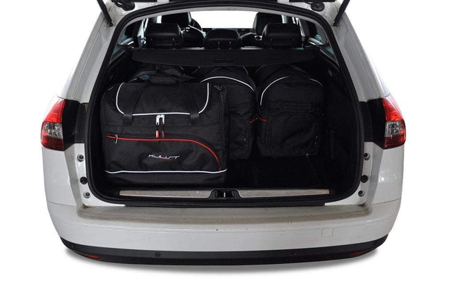 Kjust Kjust Reistassenset voor Citroen C5 Tourer stationwagen 2008-2018 - Set van 5 Tassen met 3 Roltassen en 2 Sporttassen Harvest Automotive 2