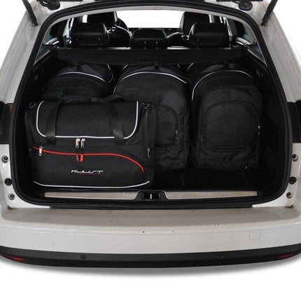 Kjust Kjust Reistassenset voor Citroen C5 Tourer stationwagen 2008-2018 - Set van 5 Tassen met 3 Roltassen en 2 Vliegtuigtassen Harvest Automotive 2