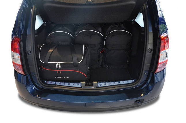 Kjust Kjust Reistassenset voor Dacia Duster 2010-2014 - Set van 5 Tassen met 3 Roltassen en 2 Vliegtuigtassen Harvest Automotive 2