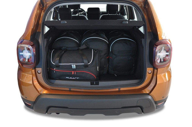 Kjust Kjust Reistassenset voor Dacia Duster 2018-2024 - Set van 5 Tassen met 3 Roltassen en 2 Vliegtuigtassen Harvest Automotive 2