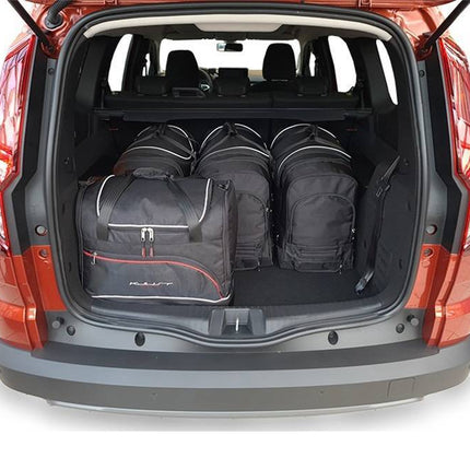 Kjust Kjust Reistassenset voor Dacia Jogger vanaf 2022 - Set van 5 Tassen met 3 Roltassen en 2 Sporttassen Harvest Automotive 7