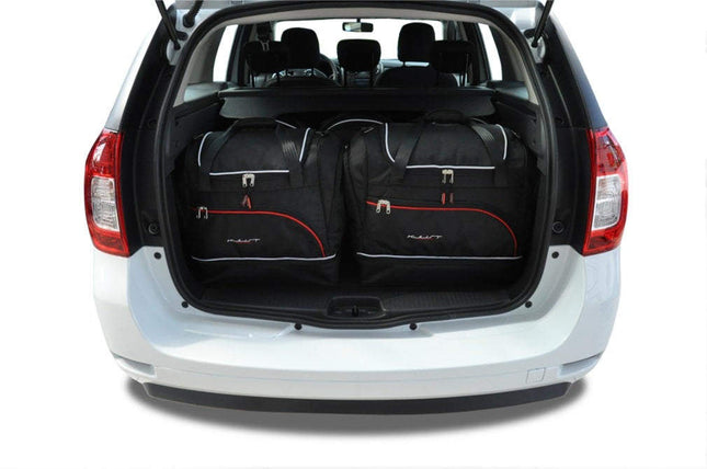 Kjust Kjust Reistassenset voor Dacia Logan van 2008-2013 - Set van 5 Tassen met 3 Roltassen en 2 Sporttassen Harvest Automotive 1