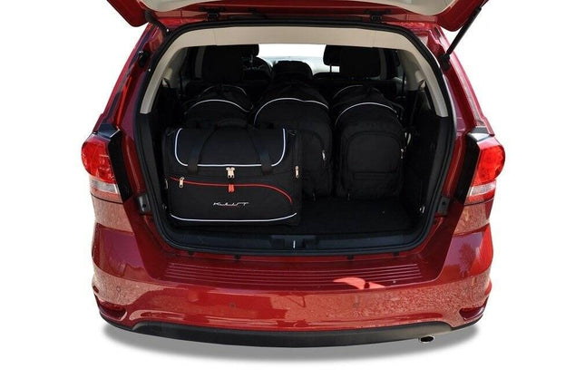 Kjust Kjust Reistassenset voor Fiat Freemont 2011-2016 - Set van 5 Tassen met 3 Roltassen en 2 Vliegtuigtassen Harvest Automotive 2