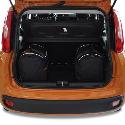 Kjust Kjust Reistassenset voor Fiat Panda 2012-2020 - Set van 3 Tassen met 3 Sporttassen Harvest Automotive 2