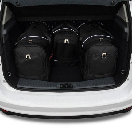 Kjust Kjust Reistassenset voor Ford C - Max 2010 - 2019 - Set van 4 Tassen met 2 Roltassen en 2 Sporttassen Harvest Automotive 2