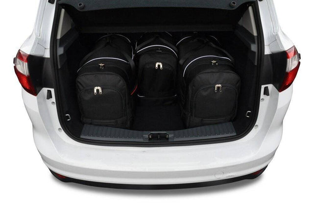 Kjust Kjust Reistassenset voor Ford C-Max 2010-2019 - Set van 4 Tassen met 2 Roltassen en 2 Sporttassen Harvest Automotive 2