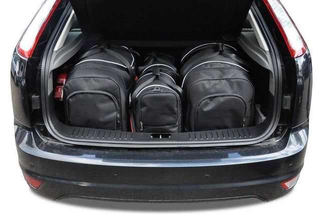 Kjust Kjust Reistassenset voor Ford Focus 5-deurs 2008-2011 - Set van 4 Tassen met 2 Roltassen en 2 Vliegtuigtassen Harvest Automotive 1