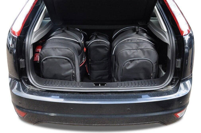 Kjust Kjust Reistassenset voor Ford Focus 5-deurs 2008-2011 - Set van 4 Tassen met 2 Roltassen en 2 Vliegtuigtassen Harvest Automotive 2