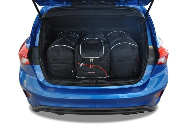 Kjust Kjust Reistassenset voor Ford Focus 5-deurs vanaf 2018 - Set van 4 Tassen met 2 Roltassen en 2 Sporttassen Harvest Automotive 1