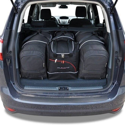 Kjust Kjust Reistassenset voor Ford Grand C-Max 2010-2015 - Set van 4 Tassen met 2 Roltassen en 2 Sporttassen Harvest Automotive 1