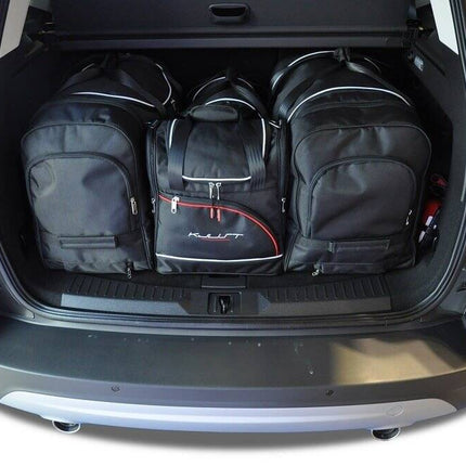 Kjust Kjust Reistassenset voor Ford Kuga 2013-2017 - Set van 4 Tassen met 2 Roltassen en 2 Vliegtuigtassen Harvest Automotive 1