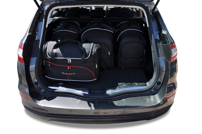 Kjust Kjust Reistassenset voor Ford Mondeo stationwagen 2014-2022 - Set van 5 Tassen met 3 Roltassen en 2 Vliegtuigtassen Harvest Automotive 2