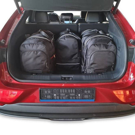 Kjust Kjust Reistassenset voor Ford Mustang Mach - E Vanaf 2021 - Set van 4 Tassen met 2 Roltassen 1 Sporttas en 1 Vliegtuigtas Harvest Automotive 2