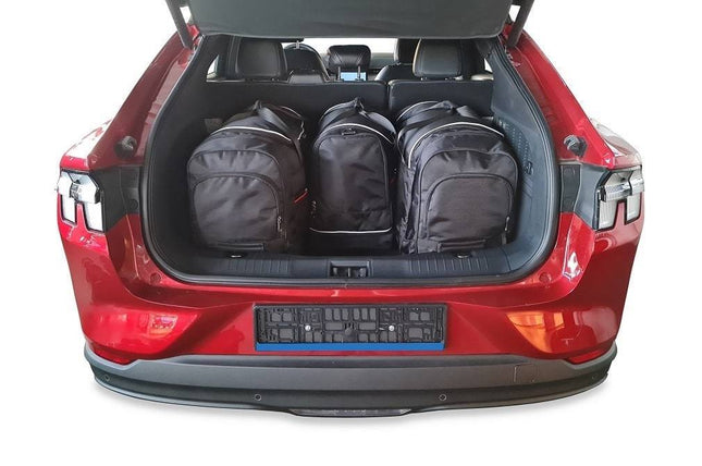 Kjust Kjust Reistassenset voor Ford Mustang Mach-E vanaf 2021 - Set van 4 Tassen met 2 Roltassen en 2 Sporttassen Harvest Automotive 2