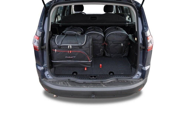 Kjust Kjust Reistassenset voor Ford S-Max 2006-2015 - Set van 5 Tassen met 3 Roltassen en 2 Sporttassen Harvest Automotive 2