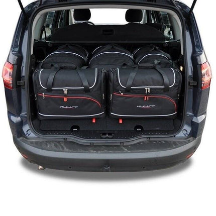 Kjust Kjust Reistassenset voor Ford S-Max 2006-2015 - Set van 5 Tassen met 3 Roltassen en 2 Vliegtuigtassen Harvest Automotive 1