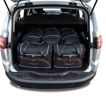 Kjust Kjust Reistassenset voor Ford S-Max 2006-2015 - Set van 5 Tassen met 3 Roltassen en 2 Vliegtuigtassen Harvest Automotive 1