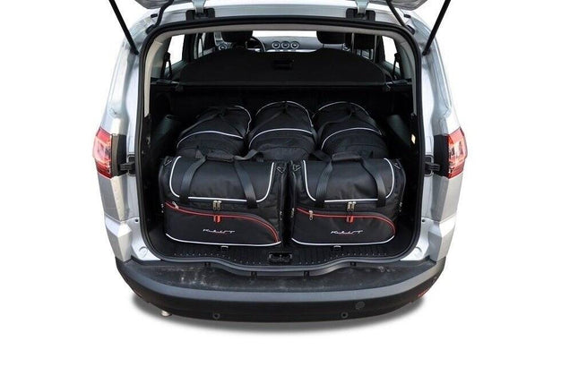 Kjust Kjust Reistassenset voor Ford S-Max 2006-2015 - Set van 5 Tassen met 3 Roltassen en 2 Vliegtuigtassen Harvest Automotive 1