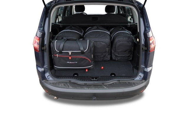 Kjust Kjust Reistassenset voor Ford S-Max 2006-2015 - Set van 5 Tassen met 3 Roltassen en 2 Vliegtuigtassen Harvest Automotive 2