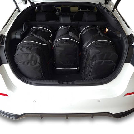 Kjust Kjust Reistassenset voor Honda Civic 5-deurs vanaf 2022 - Set van 4 Tassen met 2 Roltassen 1 Sporttas en 1 Vliegtuigtas Harvest Automotive 2