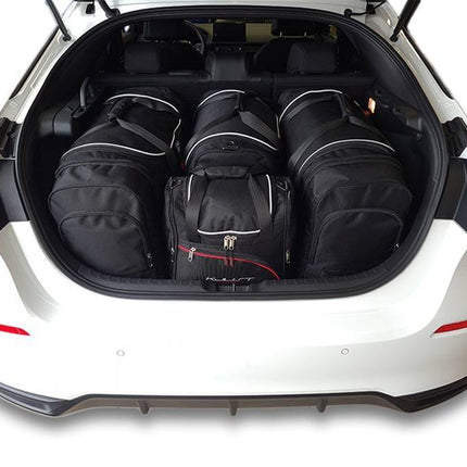 Kjust Kjust Reistassenset voor Honda Civic 5-deurs vanaf 2022 - Set van 4 Tassen met 2 Roltassen 1 Sporttas en 1 Vliegtuigtas Harvest Automotive 1