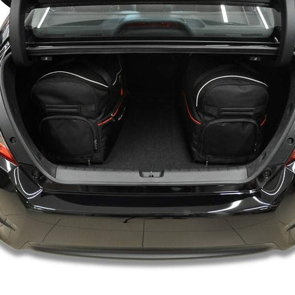 Kjust Kjust Reistassenset voor Honda Civic Sedan 2018-2022 - Set van 5 Tassen met 3 Roltassen en 2 Vliegtuigtassen Harvest Automotive 4