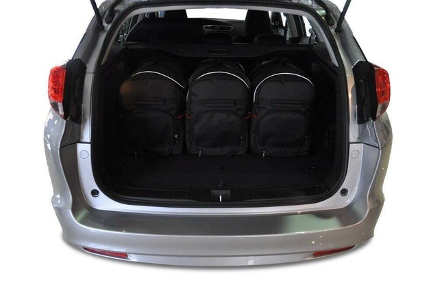 Kjust Kjust Reistassenset voor Honda Civic Tourer 2014-2018 - Set van 5 Tassen met 3 Roltassen en 2 Vliegtuigtassen Harvest Automotive 2