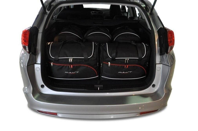 Kjust Kjust Reistassenset voor Honda Civic Tourer 2014-2018 - Set van 5 Tassen met 3 Roltassen en 2 Vliegtuigtassen Harvest Automotive 1